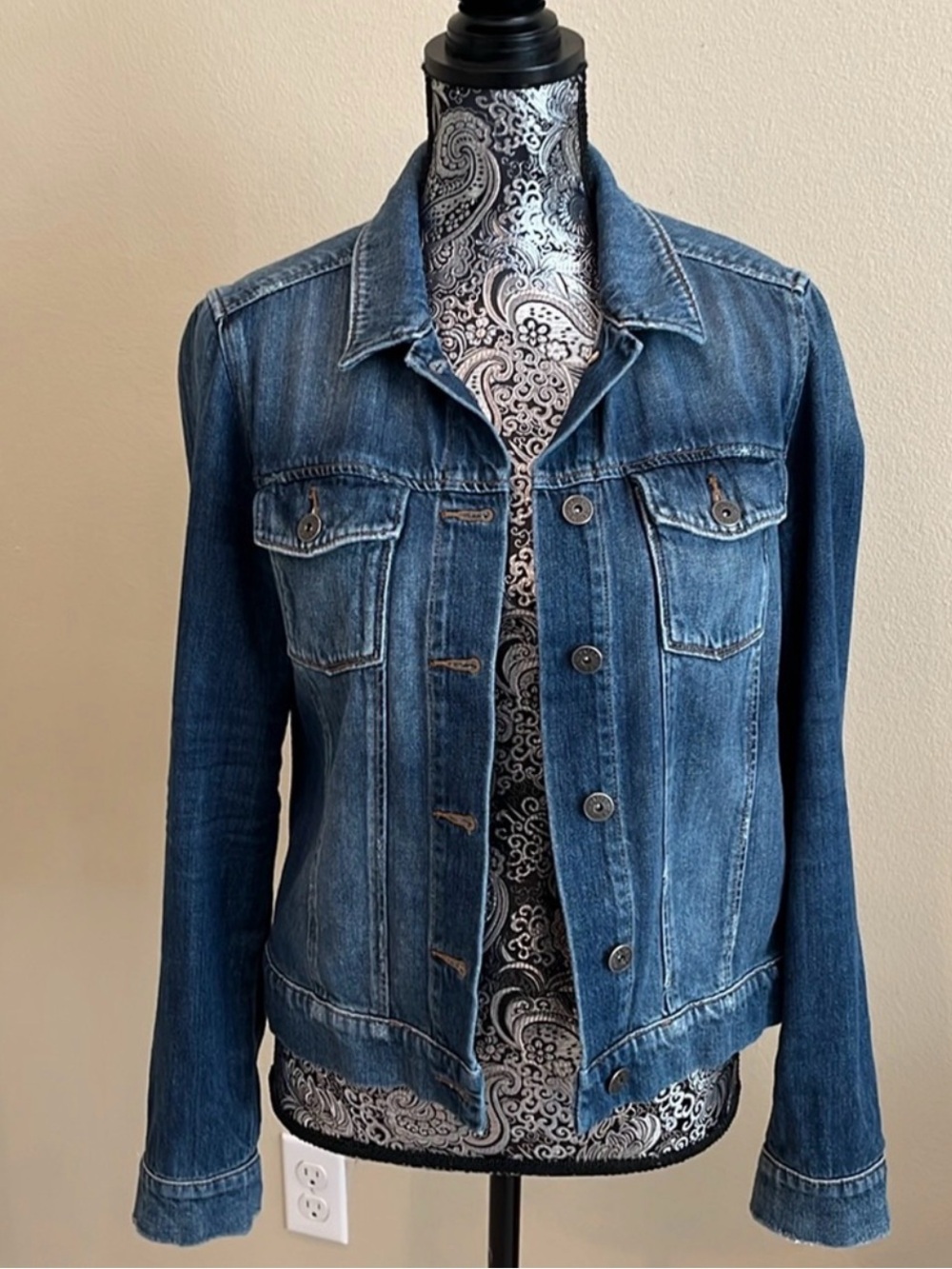 PAIGE Blue Jean Jacket Small